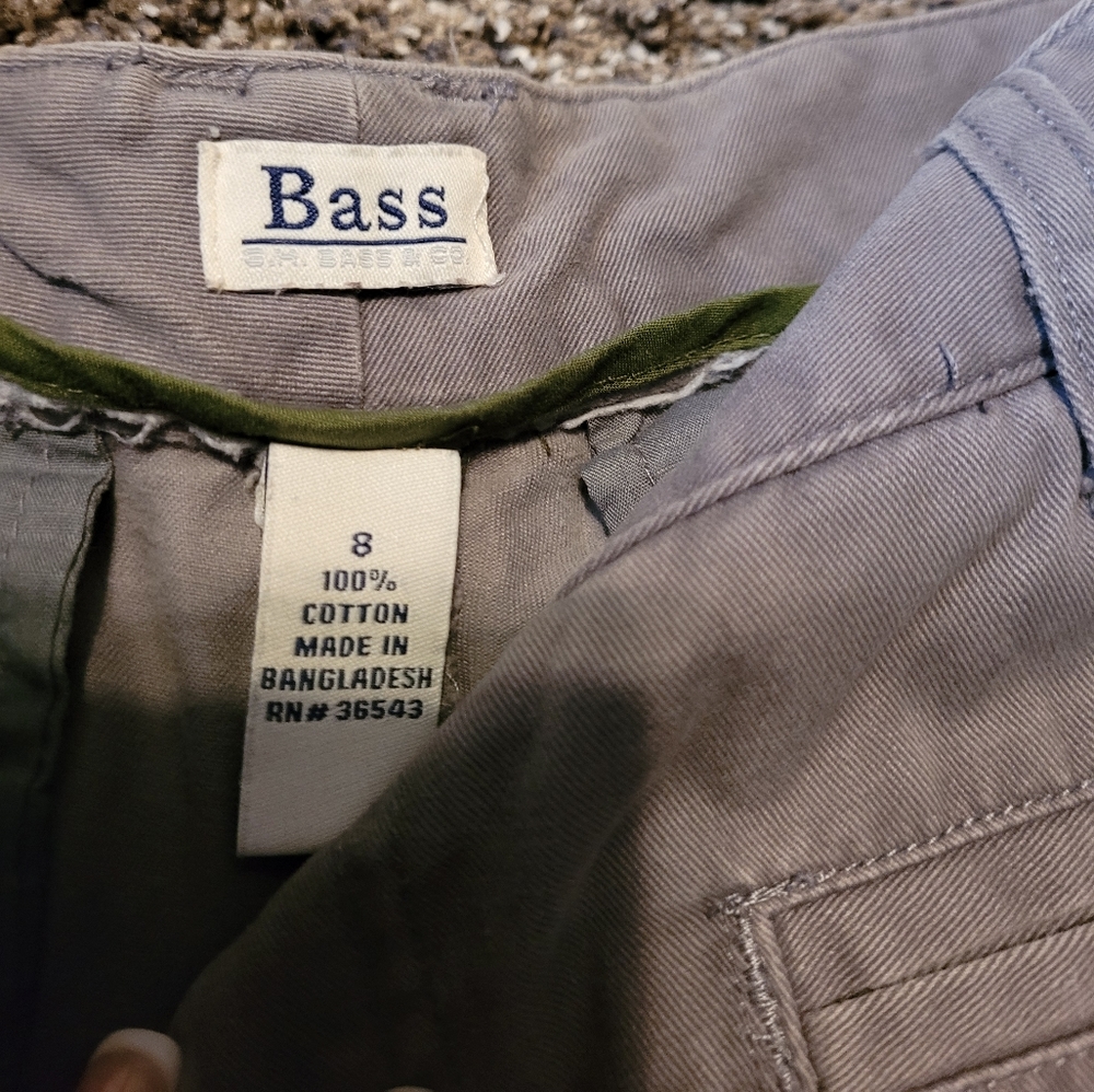 Gray Bass size 8 casual pants